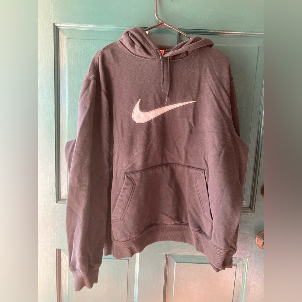 Dark grey Nike hooded pullover sweatshirt XL